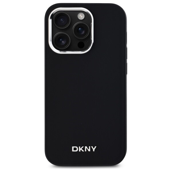 DKNY MagSafe iPhone 14 Pro-etui med vanlig logo - svart