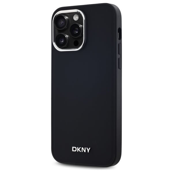 DKNY MagSafe iPhone 14 Pro Max-etui med vanlig logo - svart