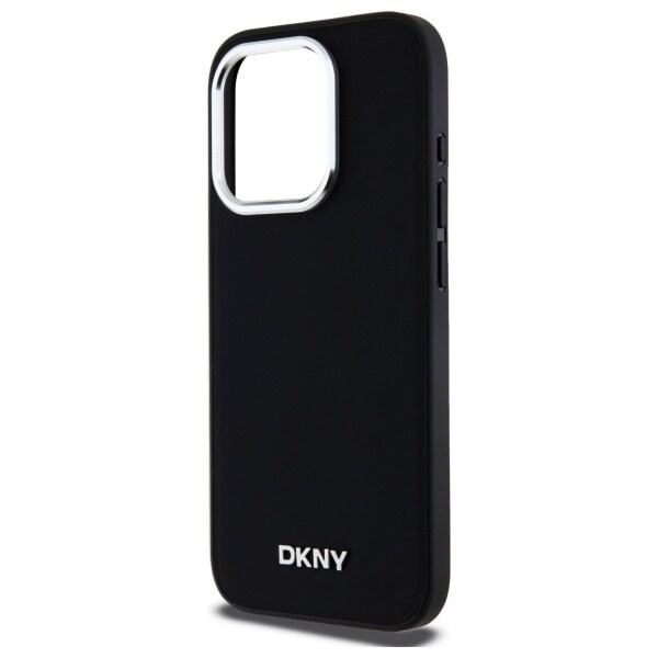 DKNY MagSafe iPhone 15 Pro-etui med vanlig logo - svart