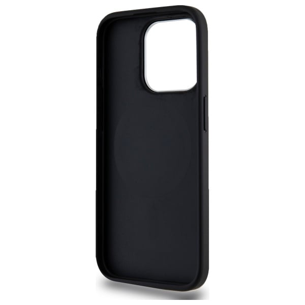 DKNY MagSafe iPhone 15 Pro Max-etui med vanlig logo - svart