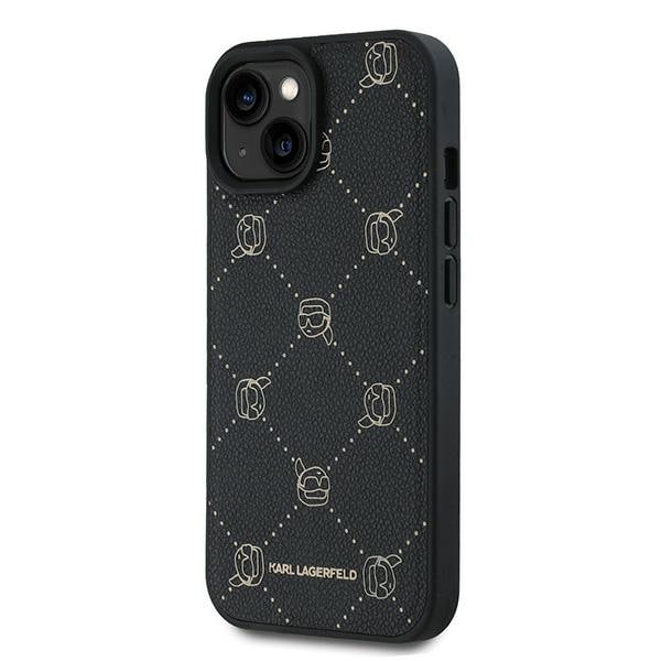 Karl Lagerfeld Karl Head MagSafe-etui for iPhone 15 Plus - Svart