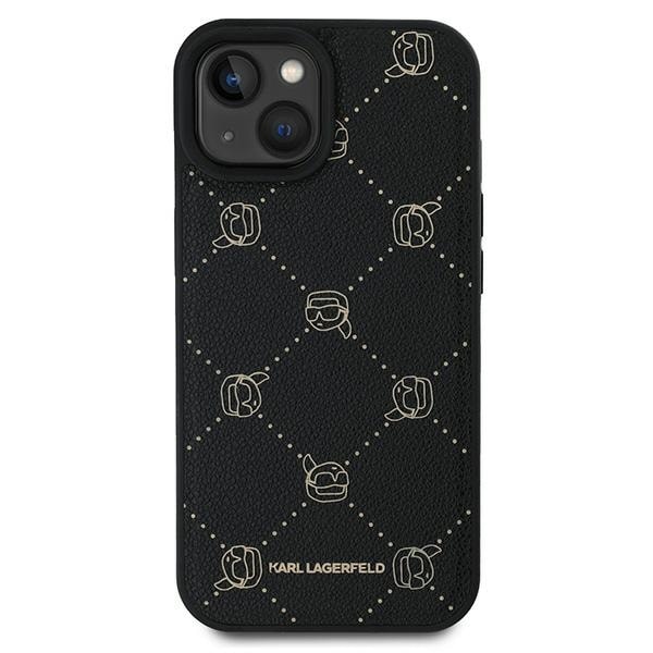 Karl Lagerfeld Karl Head MagSafe-etui for iPhone 15 Plus - Svart