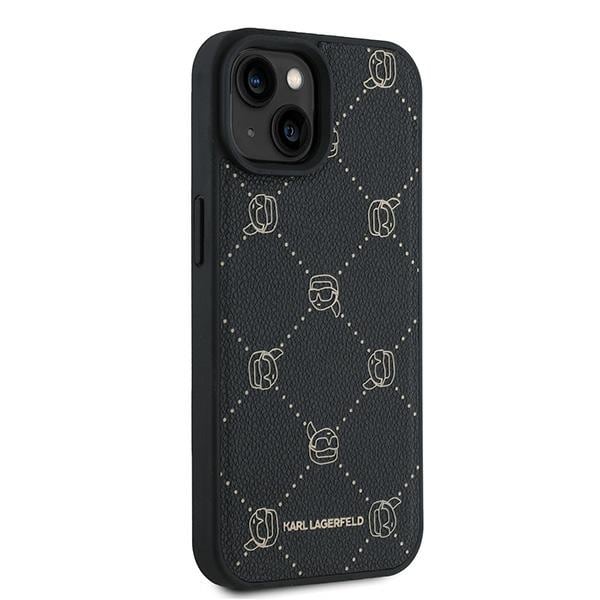 Karl Lagerfeld Karl Head MagSafe-etui for iPhone 15 Plus - Svart