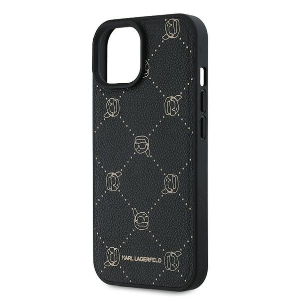 Karl Lagerfeld Karl Head MagSafe-etui for iPhone 15 Plus - Svart