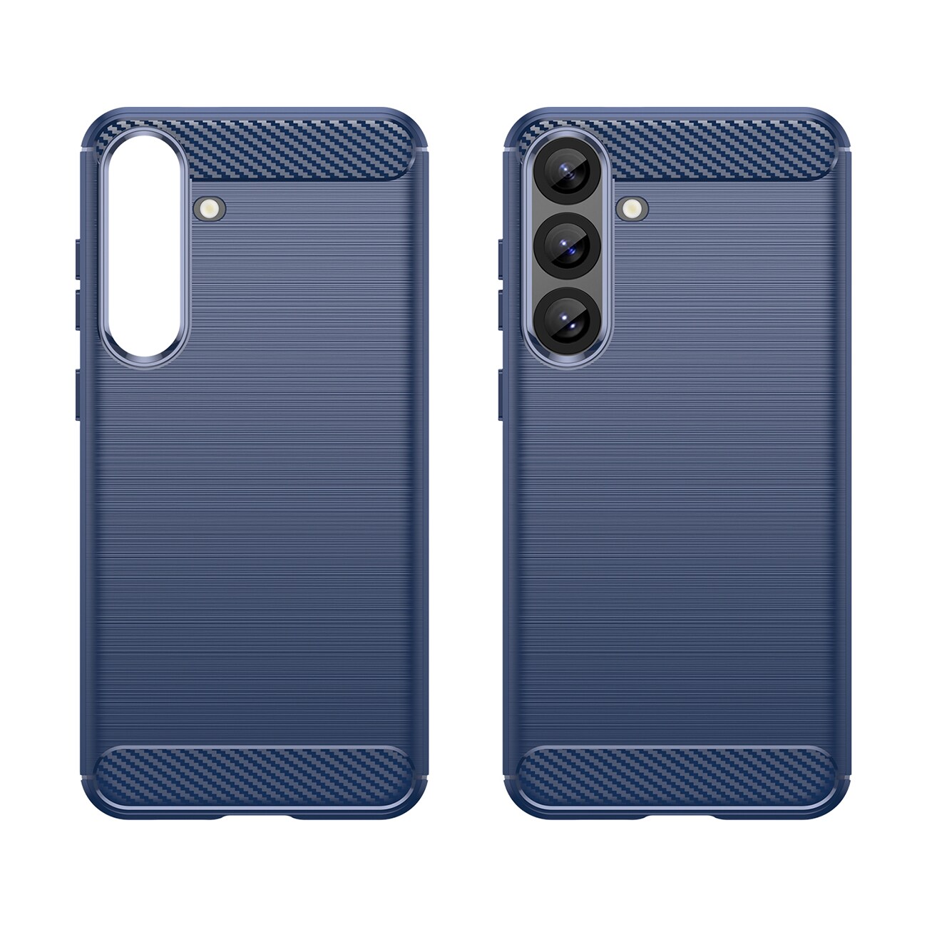 Karbon-etui for Samsung Galaxy S25+ - Blå