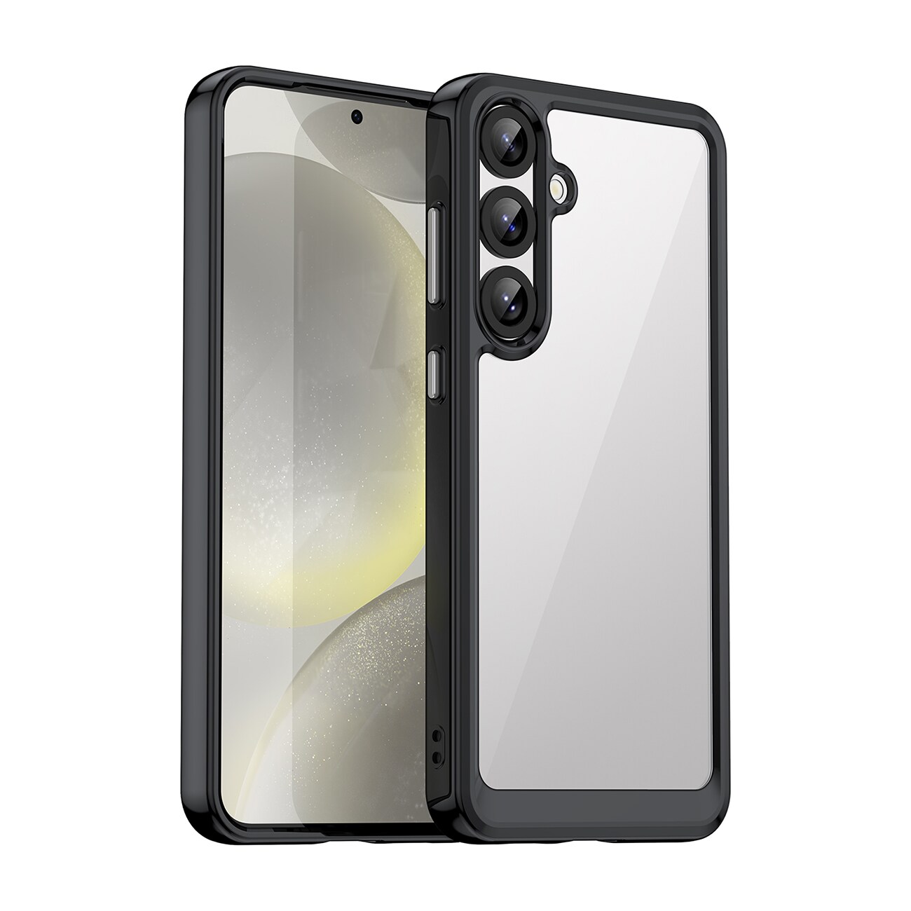 Outer Space-etui med gelramme for Samsung Galaxy S25+ - Svart