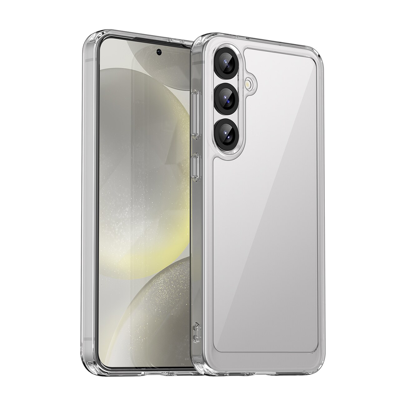 Outer Space-etui med gelramme for Samsung Galaxy S25+ - gjennomsiktig