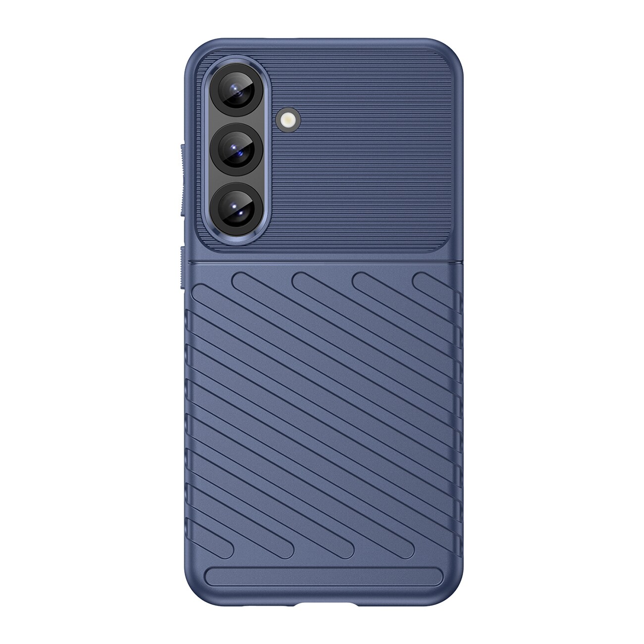 Thunder-etui for Samsung Galaxy S25+ pansrede deksler i silikon - blå