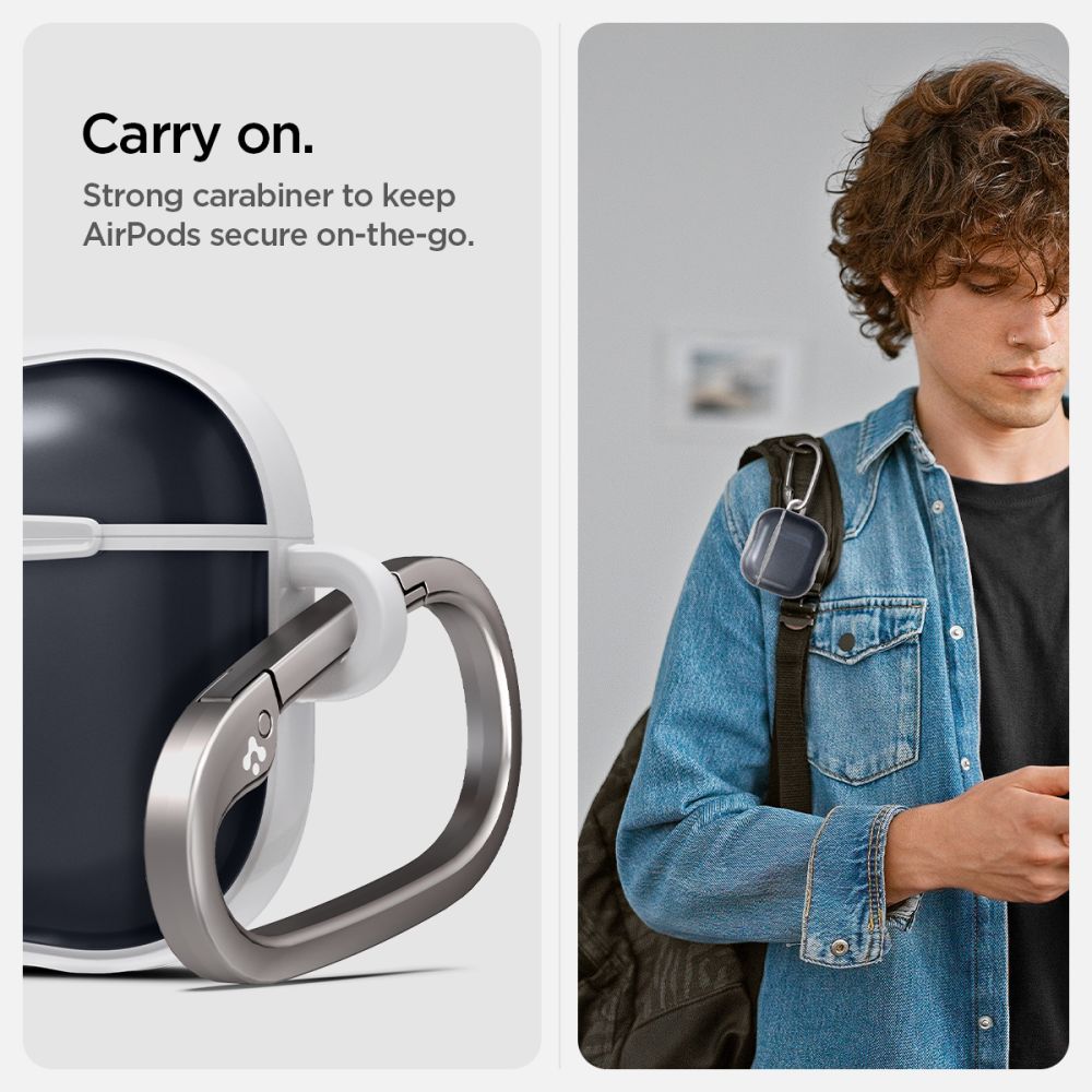 Spigen Classic C1-etui for AirPods 4 - Grafitt