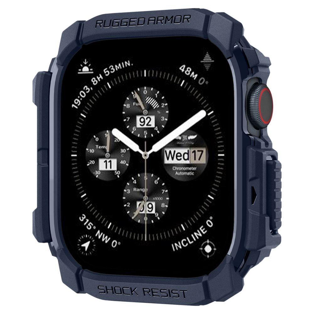 Spigen Robust panseretui til Apple Watch 10 46 mm - marineblå