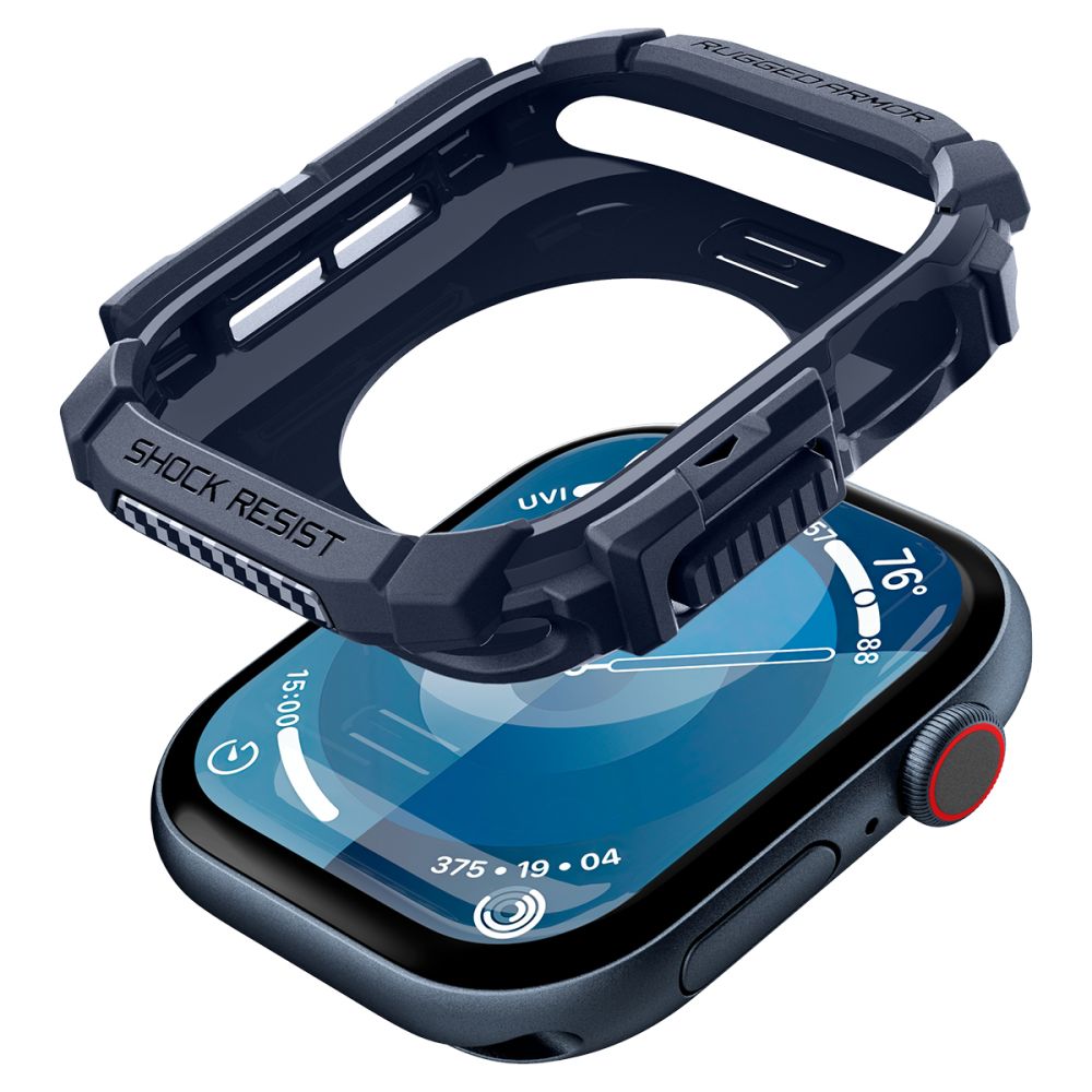 Spigen Robust panseretui til Apple Watch 10 46 mm - marineblå