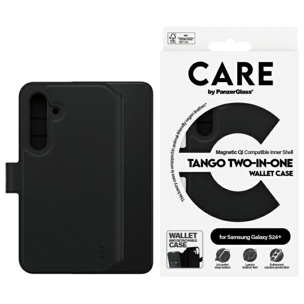 CARE by PanzerGlass Feature Tango 2in1 lommebokveske for Samsung Galaxy S24+ - Svart