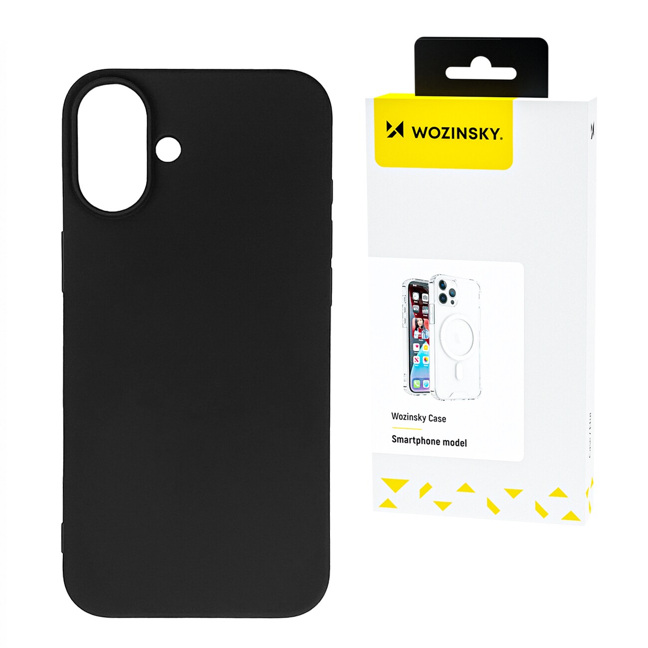 Wozinsky Silikonveske for Samsung Galaxy S25+ - Svart