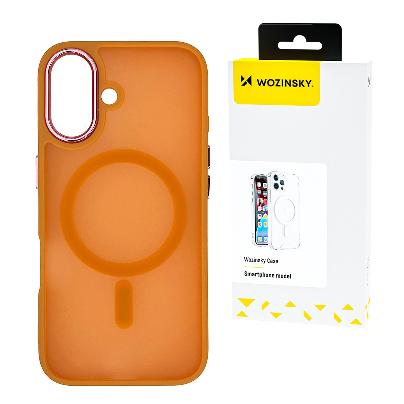 Wozinsky Fashion Case MagSafe for Samsung Galaxy S25+ - oransje