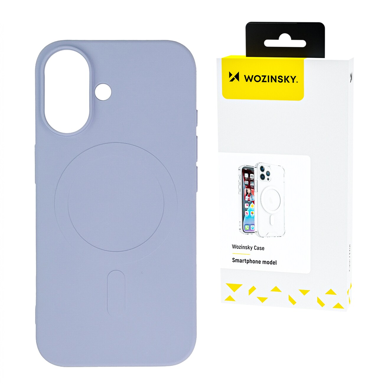 MagSafe-etui i flytende silikon for Samsung Galaxy S25 - Lilla