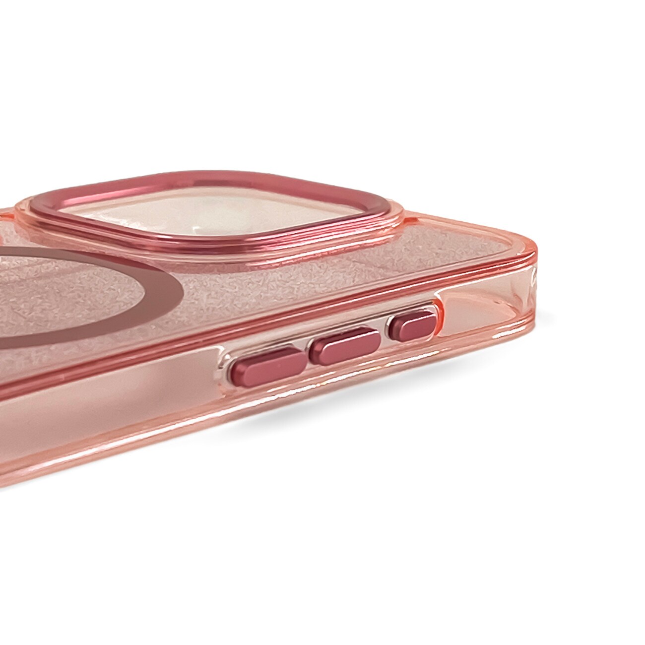 Wozinsky Glitteretui med Mag Safe for Samsung Galaxy S24 FE - Rosa med glitter