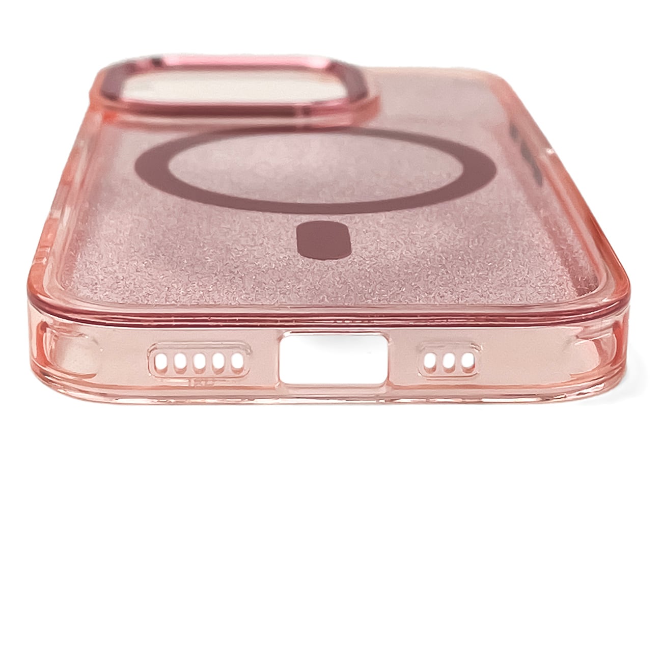 Wozinsky Glitteretui med Mag Safe for Samsung Galaxy S24 FE - Rosa med glitter