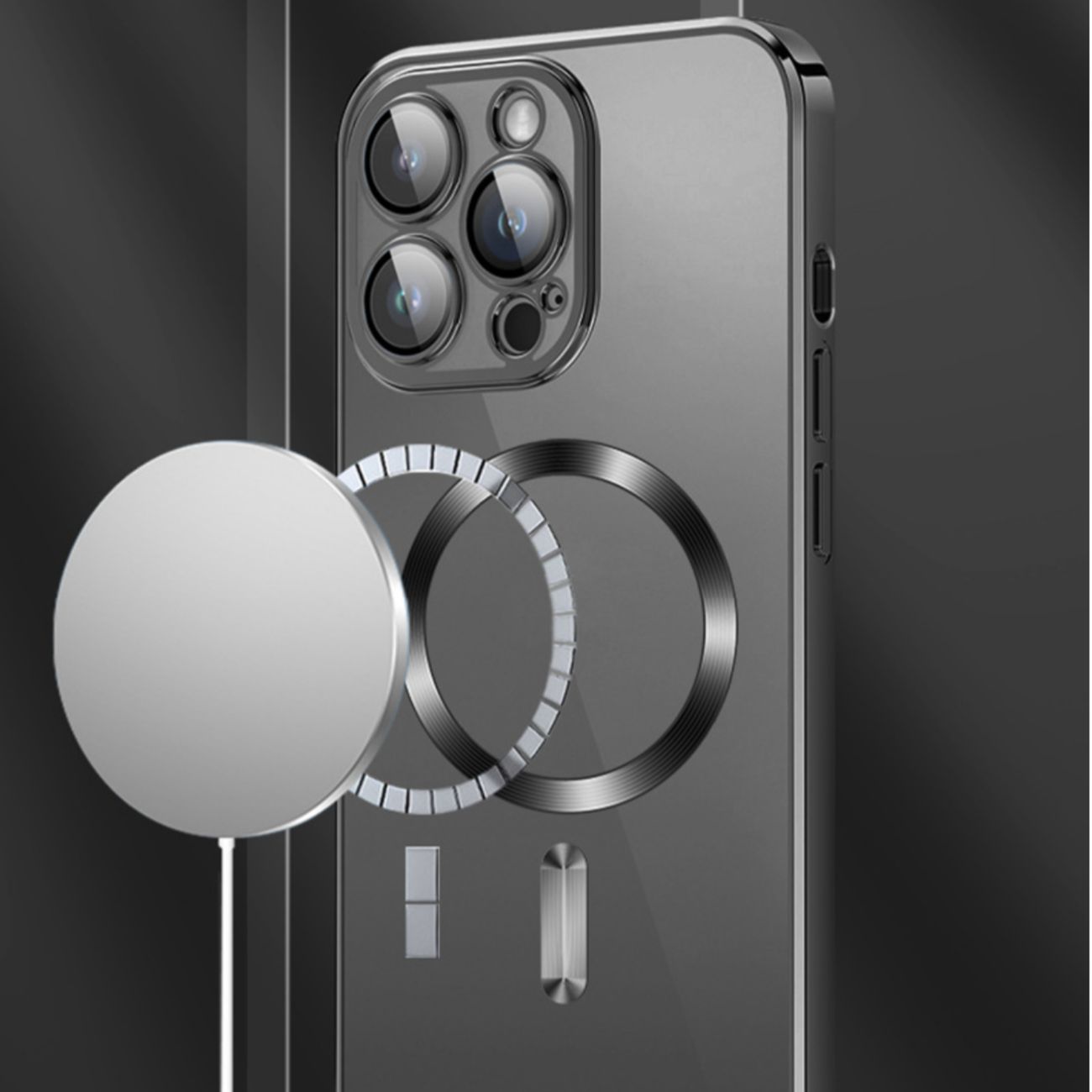 Wozinsky Galvanisert Magsafe-etui for Samsung Galaxy S24 FE - Blå