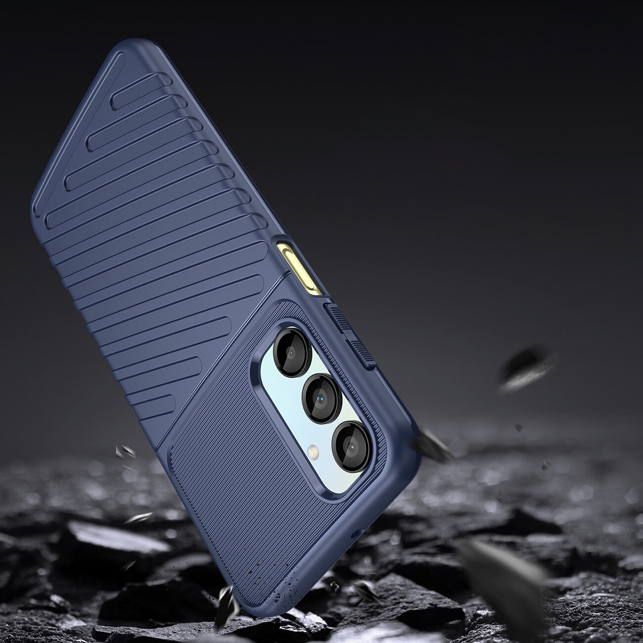Thunder Case for Samsung Galaxy A26 pansrede deksel i silikon - blå