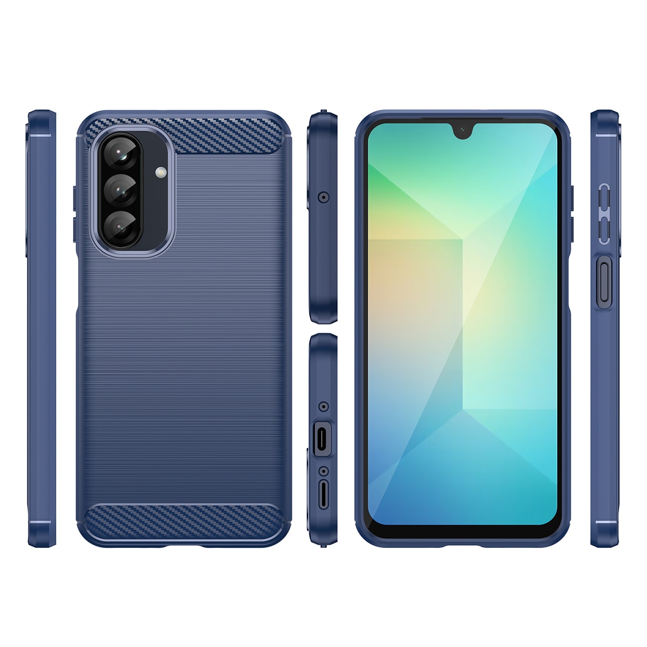 Karbonveske for Samsung Galaxy A26 - Blå