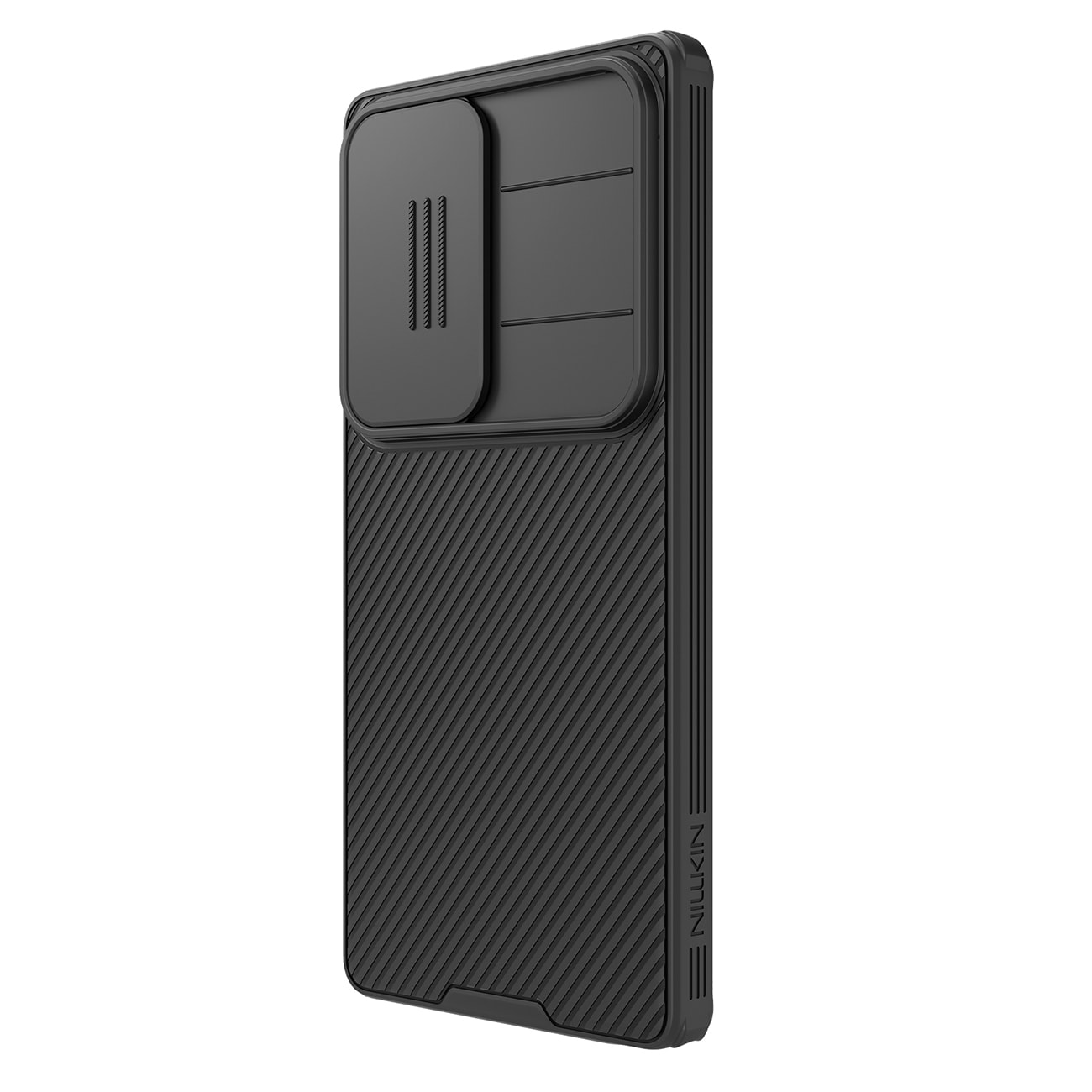 Nillkin CamShield Pro-etui for Samsung S25 Ultra med kameradeksel - svart