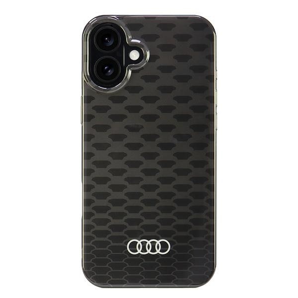 Audi IML Stitching Pattern MagSafe iPhone 16 Plus 6.7" Black Hardcase AU-IMLMIP16M-Q5/D3-BK