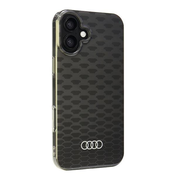 Audi IML Stitching Pattern MagSafe iPhone 16 Plus 6.7" Black Hardcase AU-IMLMIP16M-Q5/D3-BK
