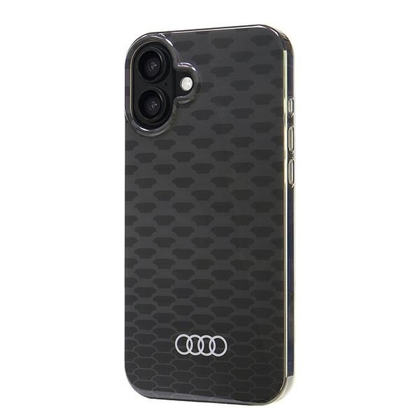 Audi IML Stitching Pattern MagSafe iPhone 16 Plus 6.7" Black Hardcase AU-IMLMIP16M-Q5/D3-BK