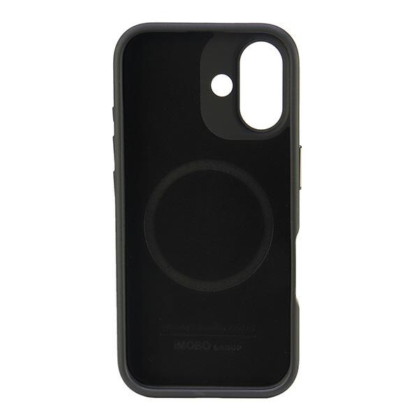 Audi syntetisk lær MagSafe iPhone 16 Plus 6,7" svart/svart hardcase AU-TPUPCMIP16M-GT/D3-BK