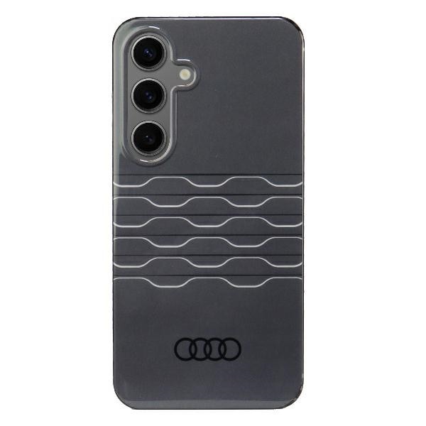 Audi IML-etui med geometrisk mønster S24 S921 svart/svart hardcase AU-IMLS24-A6/D3-BK