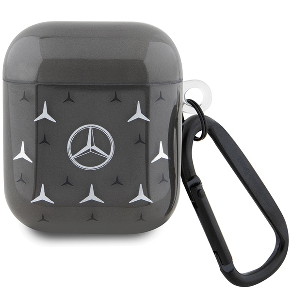Mercedes MEA28DPMGS AirPods 1/2-deksel svart/svart Stort stjernemønster