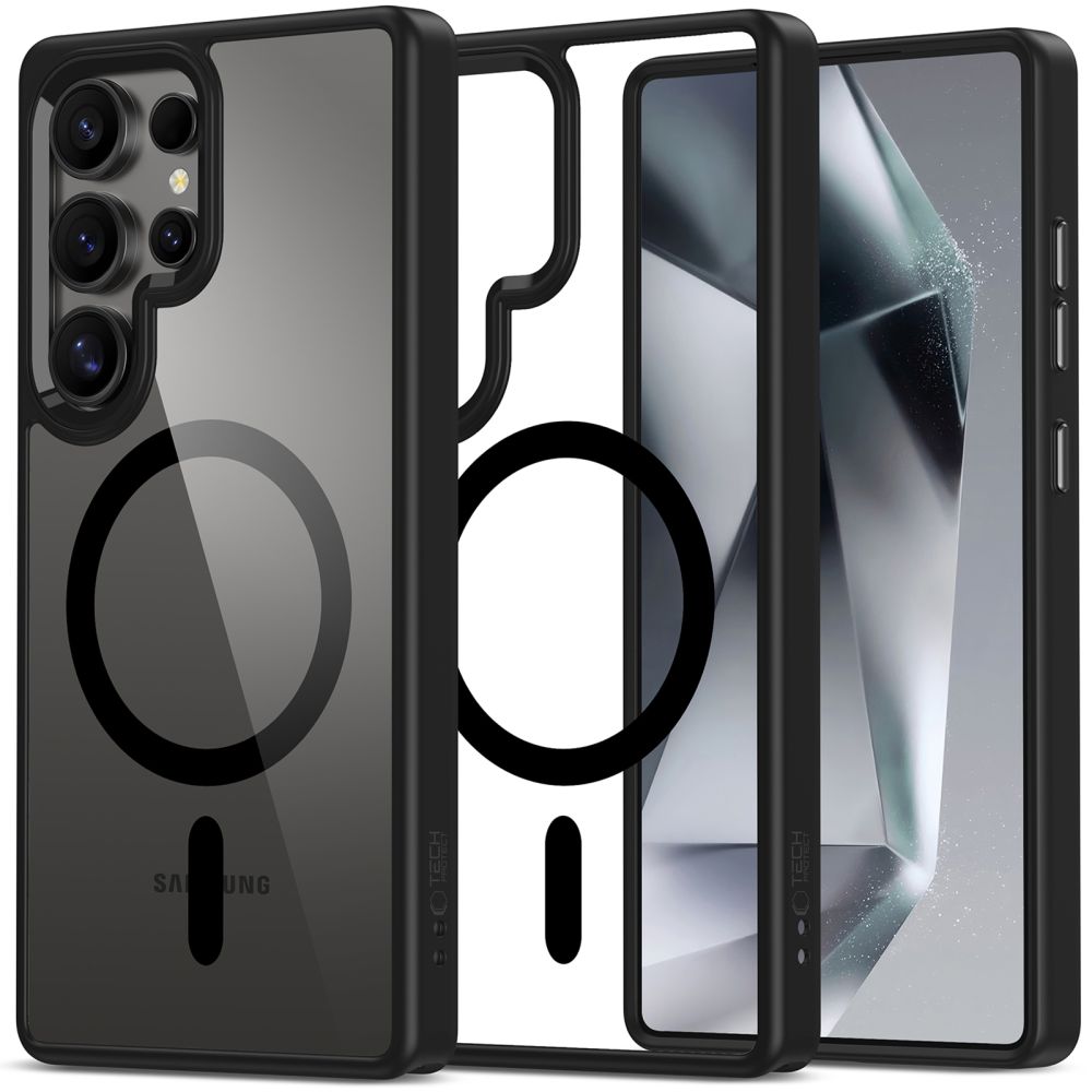 Tech-Protect MagMat MagSafe-etui for Samsung Galaxy S25 Ultra - Klar svart