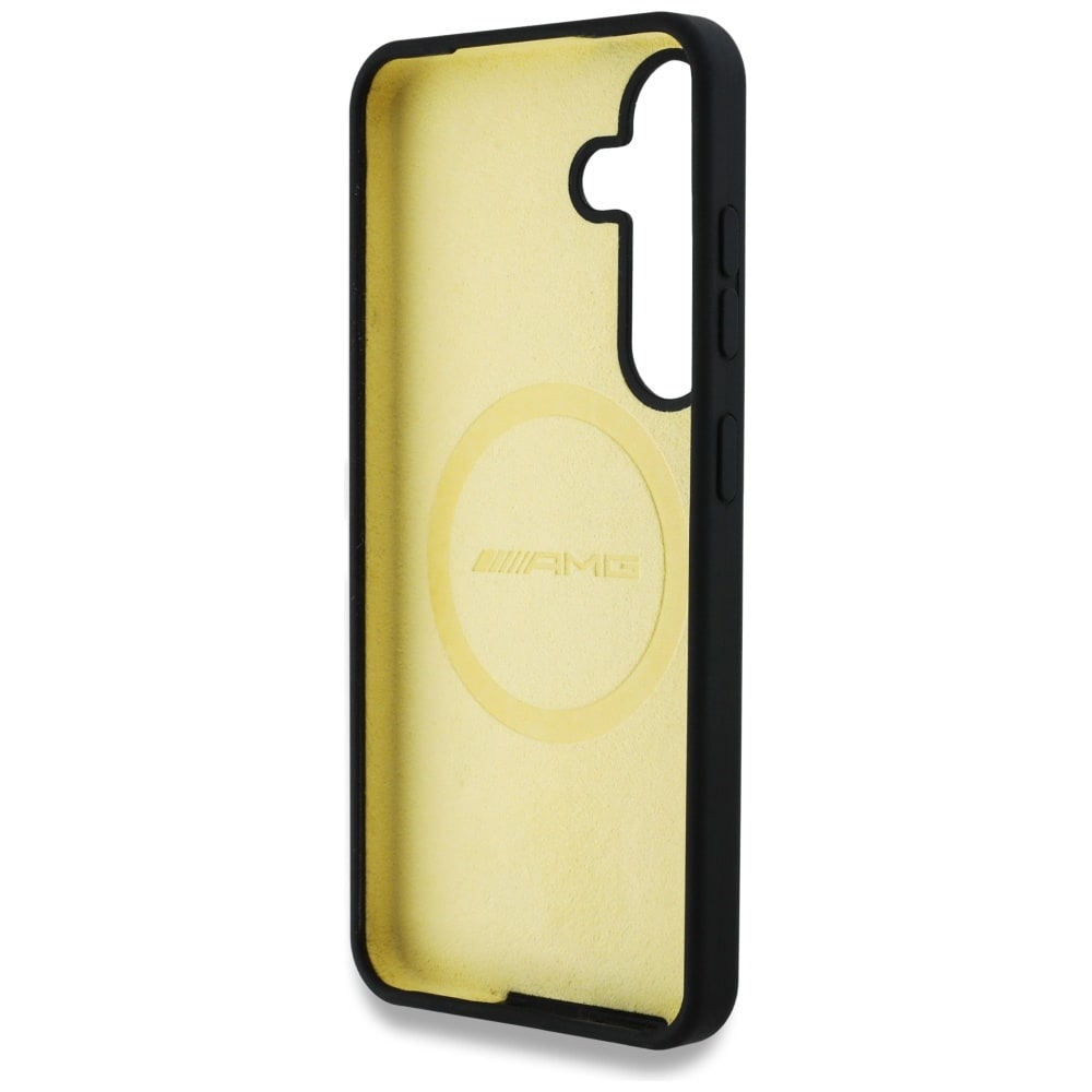 AMG Oversize Rhombs MagSafe-etui for Samsung Galaxy S25 - Svart