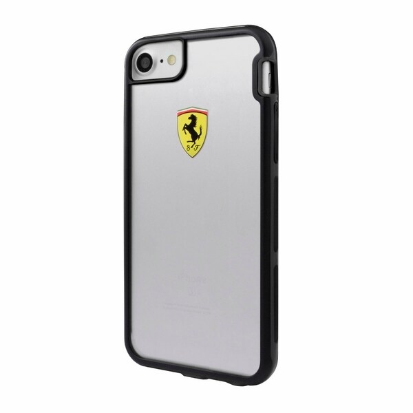 Ferrari Racing støtsikkert etui for iPhone 7 / 8 / SE 2020 / SE 2022 - gjennomsiktig
