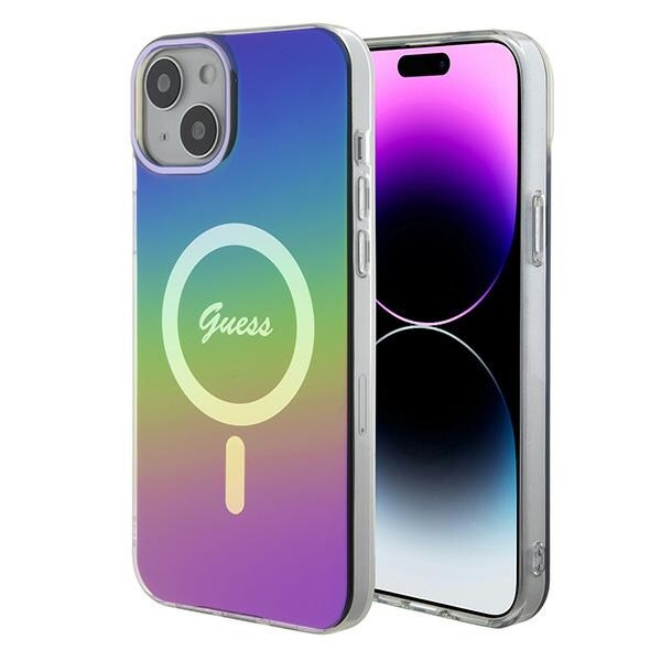 Guess IML Iridescent MagSafe-etui for iPhone 15 Plus / 14 Plus 6,7" - flerfarget
