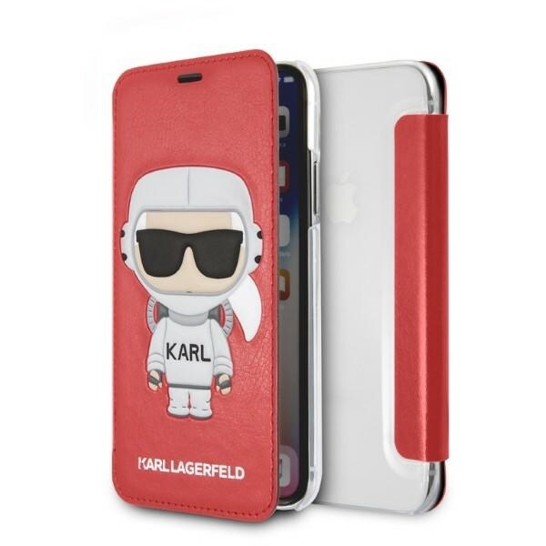 Karl Lagerfeld Karl Space Cosmonaut iPhone X/XS-etui - rød