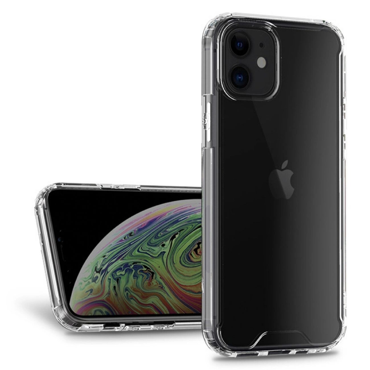 Gjennomsiktig hjørnetui for iPhone 16e - Transparent