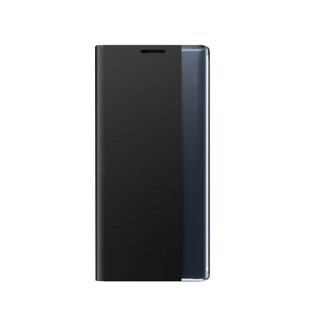 Nytt Sleep-etui iPhone 16e Flip Cover med stativ - svart