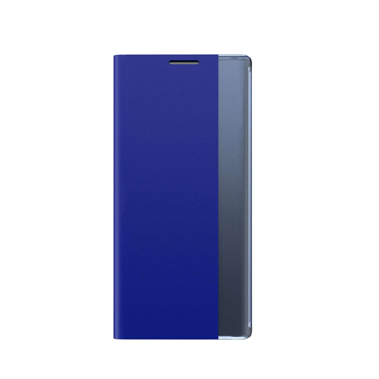 Nytt Sleep-etui iPhone 16e Flip Cover med stativ - blå