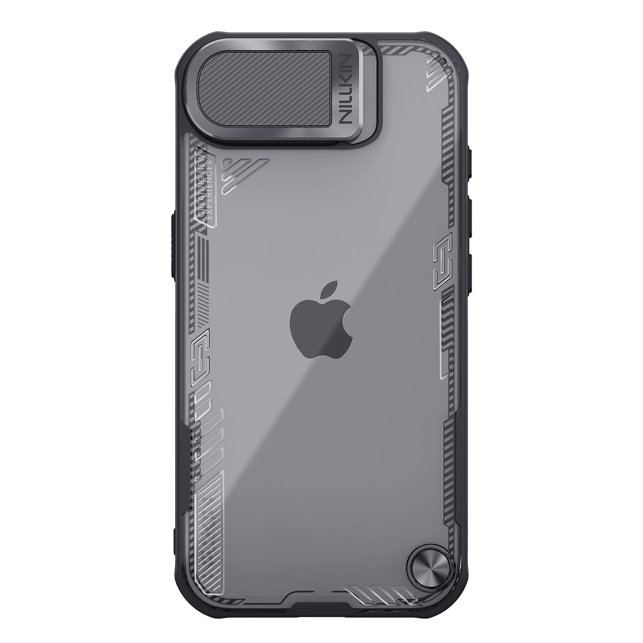 Nillkin Iceblade rekvisittveske med objektivdeksel og stativ til iPhone 16e - svart