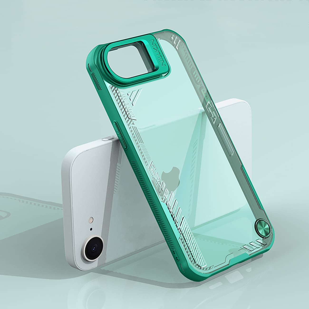 Nillkin Iceblade rekvisittveske med stativ for iPhone 16e - grønn