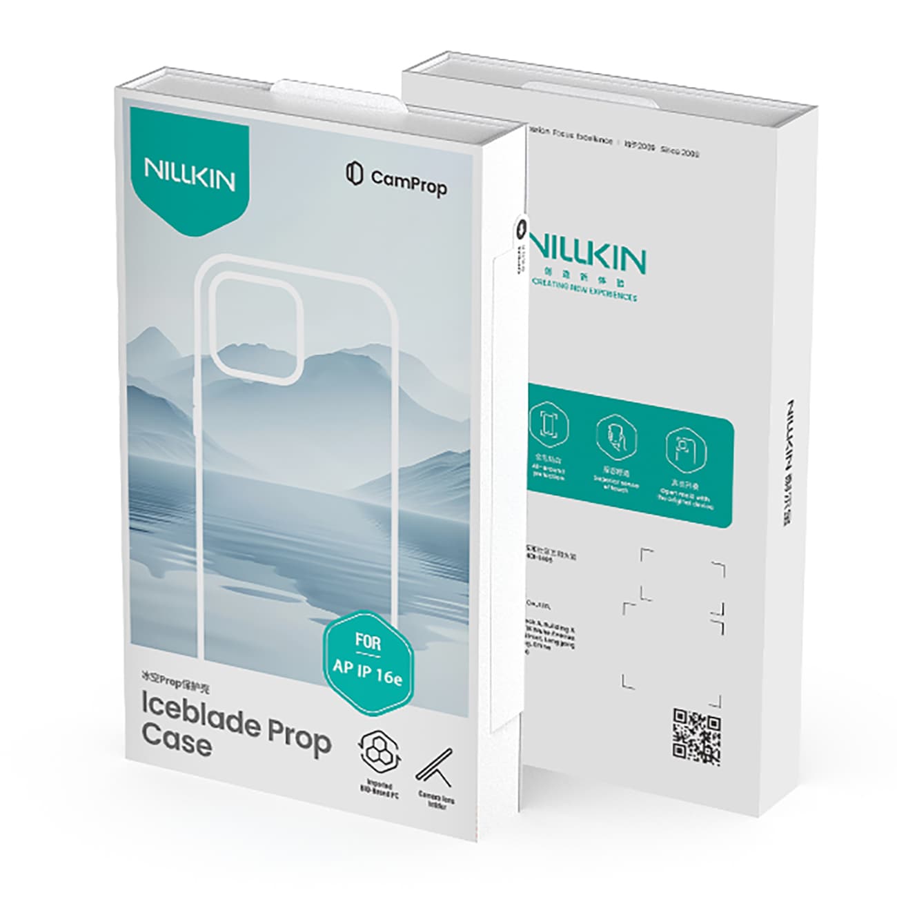 Nillkin Iceblade Prop magnetisk etui med kameradeksel og stativ for iPhone 16e - Grønn