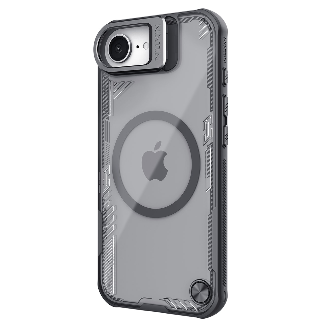 Nillkin Iceblade Prop magnetisk etui med stativ for iPhone 16e - svart