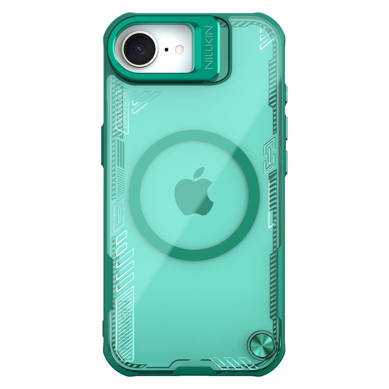 Nillkin Iceblade Prop magnetisk etui med stativ for iPhone 16e - grønn