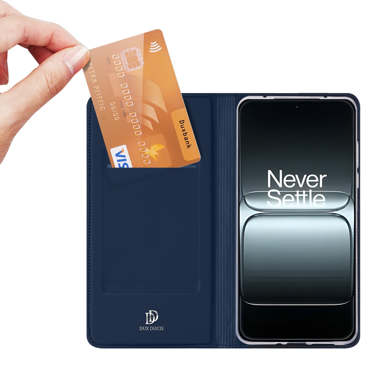Dux Ducis Skin Pro Flip-etui for OnePlus 13T - Blå