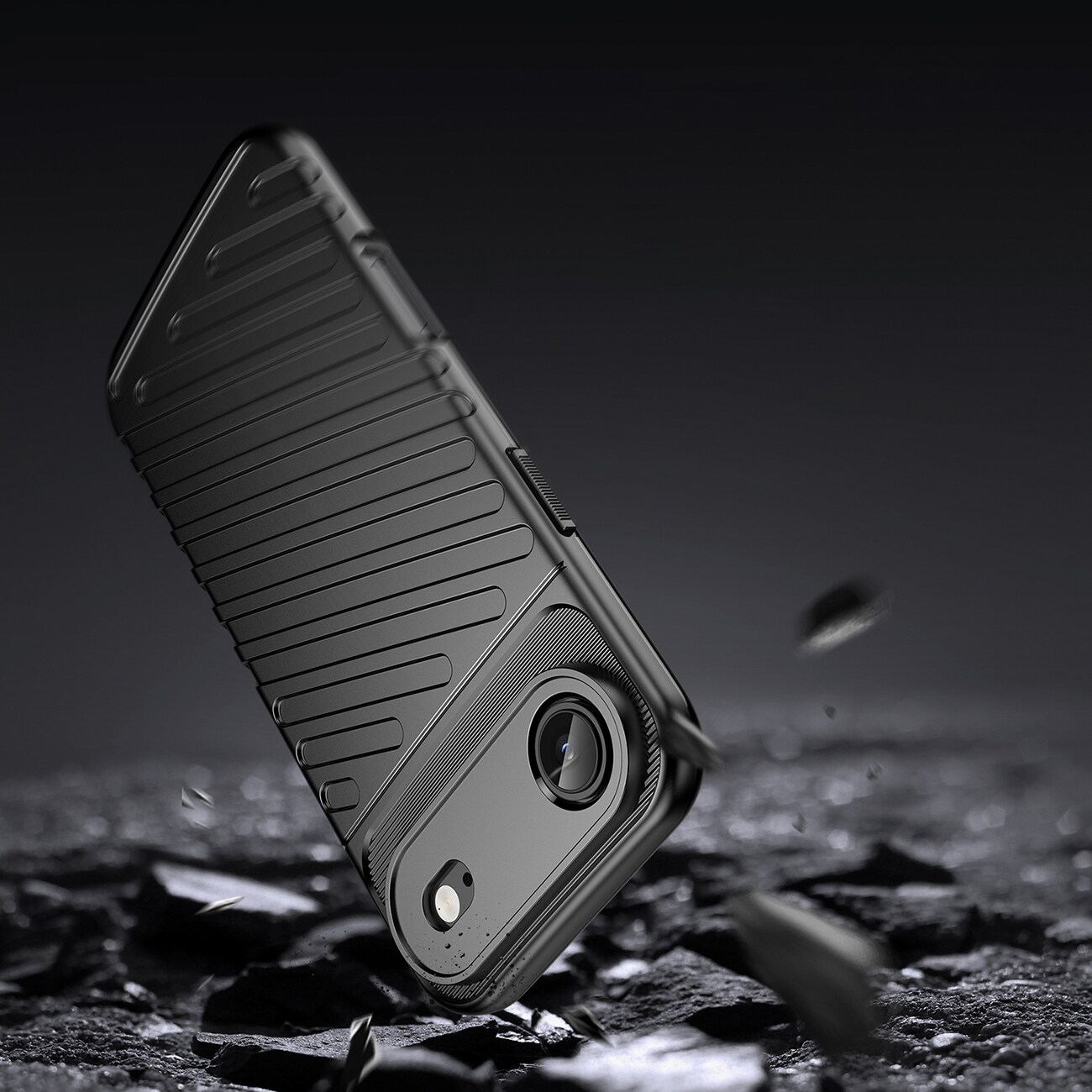 Thunder-etui for iPhone 17 Air - svart