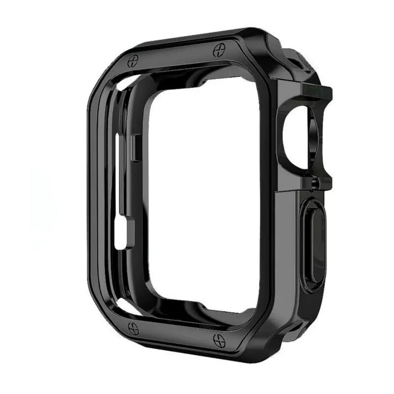 Mykt, sterkt uretui til Apple Watch 45 mm (serie 7/8/9) - svart