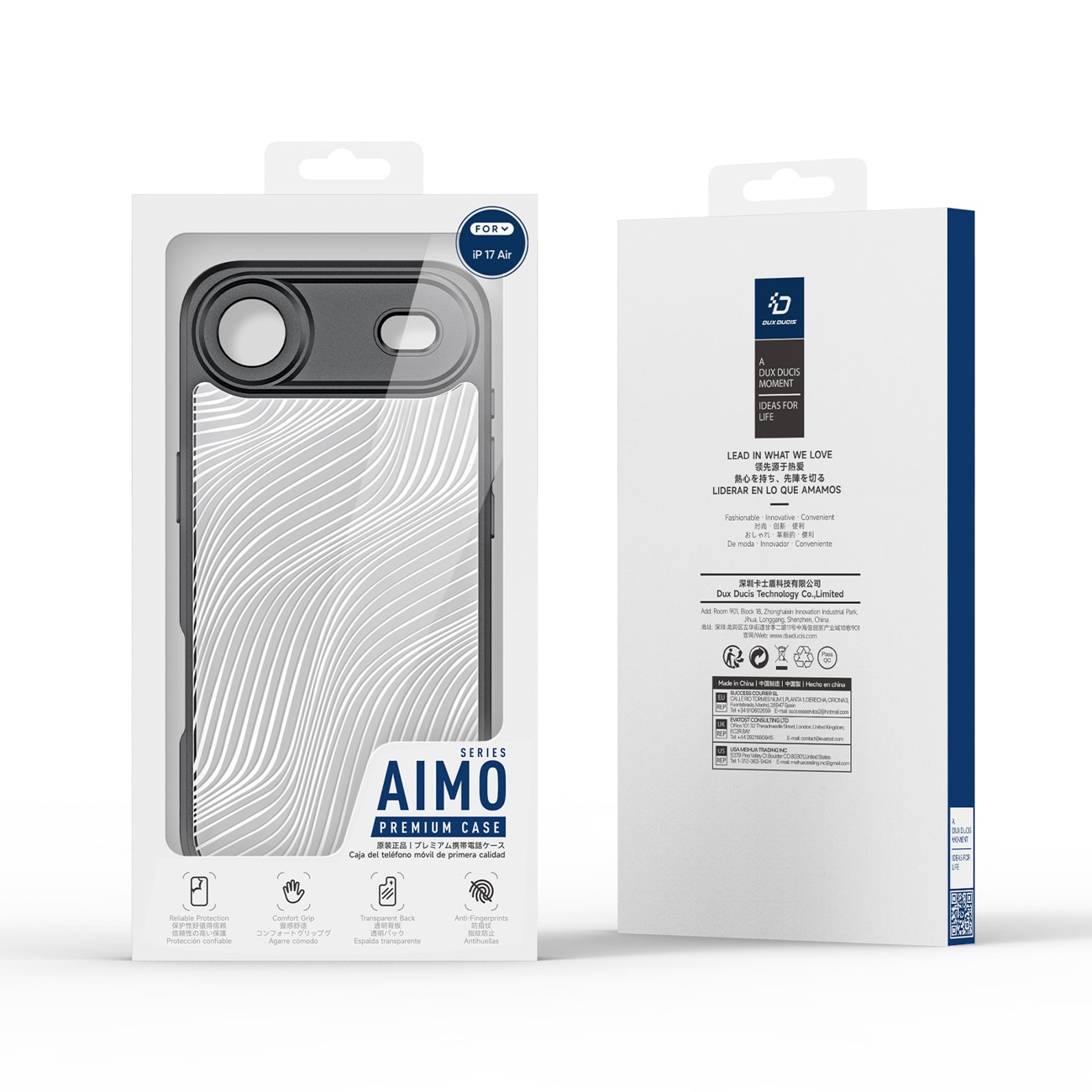 Dux Ducis Aimo-etui for iPhone 17 Air - svart