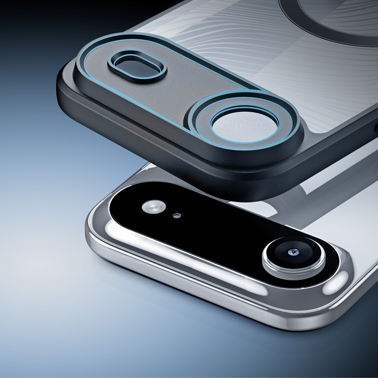 Dux Ducis Aimo Mag-etui med magnetisk ring for iPhone 17 Air - svart