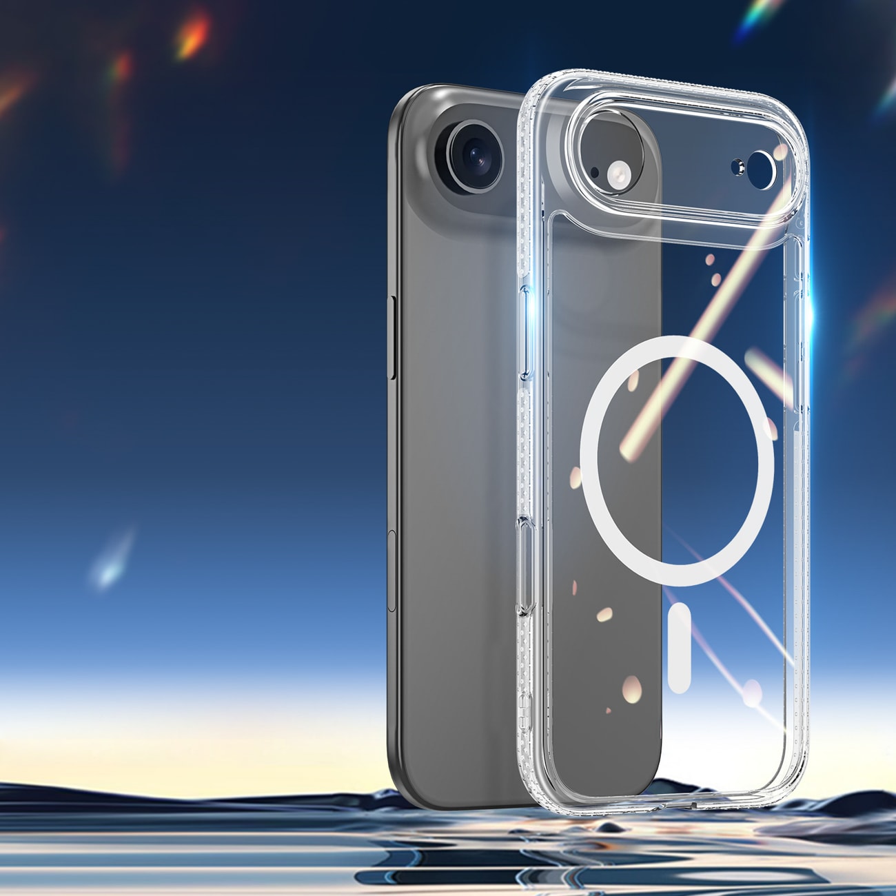 Dux Ducis Clin Mag-etui for iPhone 17 Air Kompatibel med MagSafe - gjennomsiktig